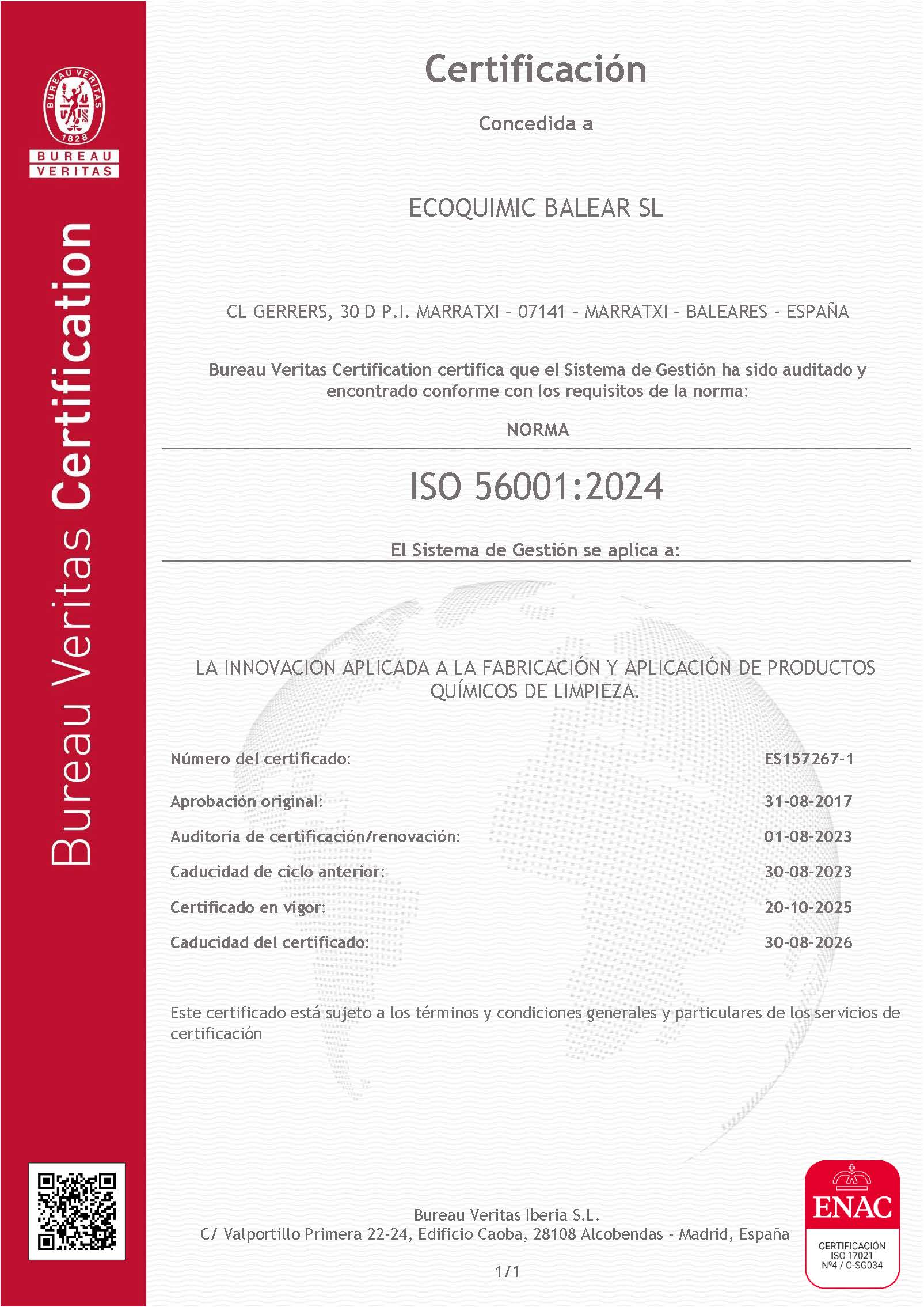 ISO 56001:2024