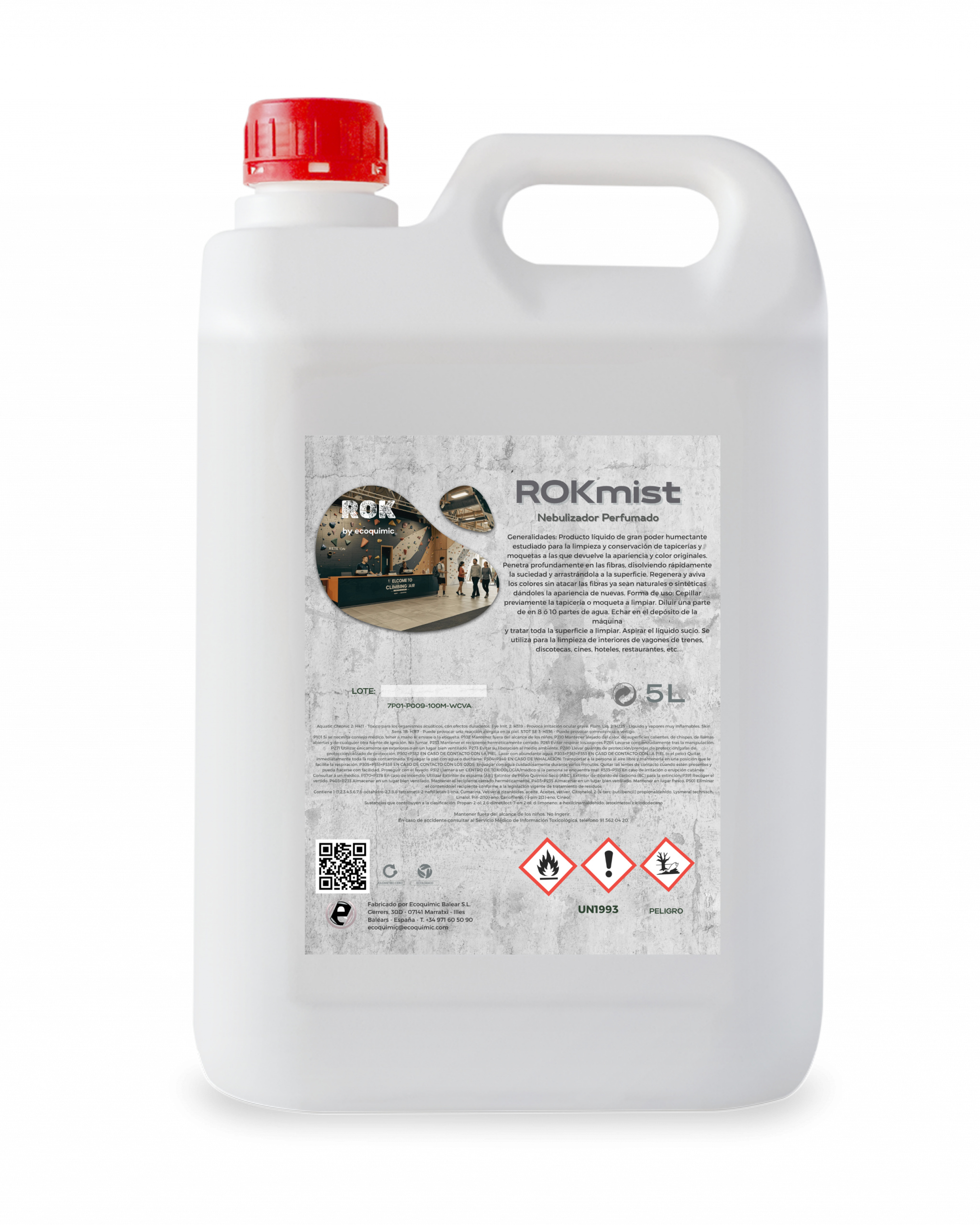 ROKmist, nebulizador para rocódromos