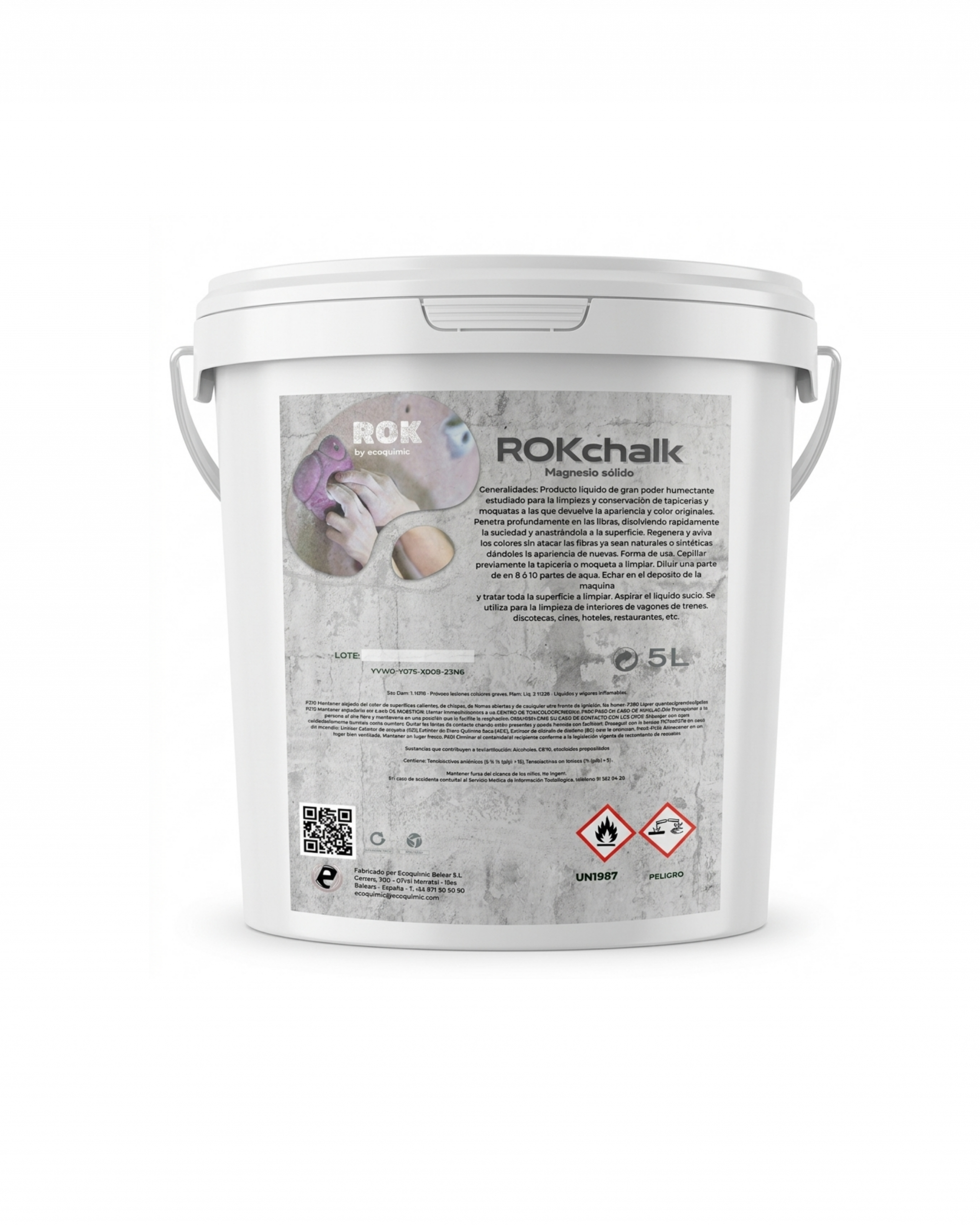 Rokchalk, magnesio sólido