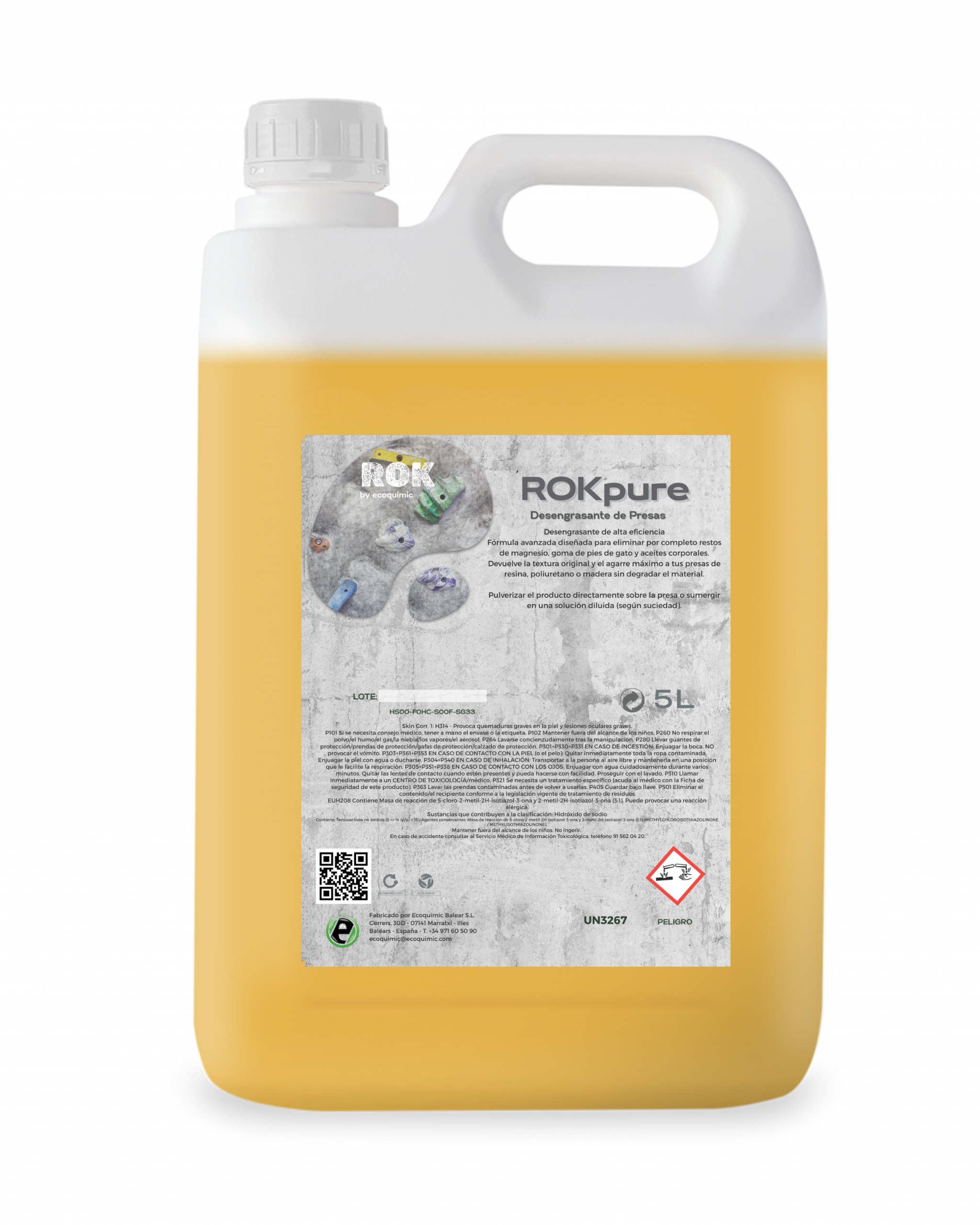 Rokpure, Desengrasante de Presas